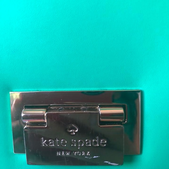 Green Kate Spade satchel with shoulder strap new - Picture 3 of 9